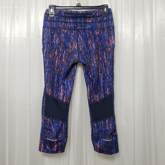 Athleta Sz S Reptile Relay Capri Leggings 212405 - Picture 6 of 14